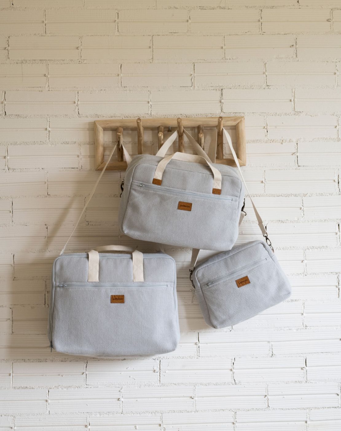 Bolso TRIP - WAFFLE PERLA