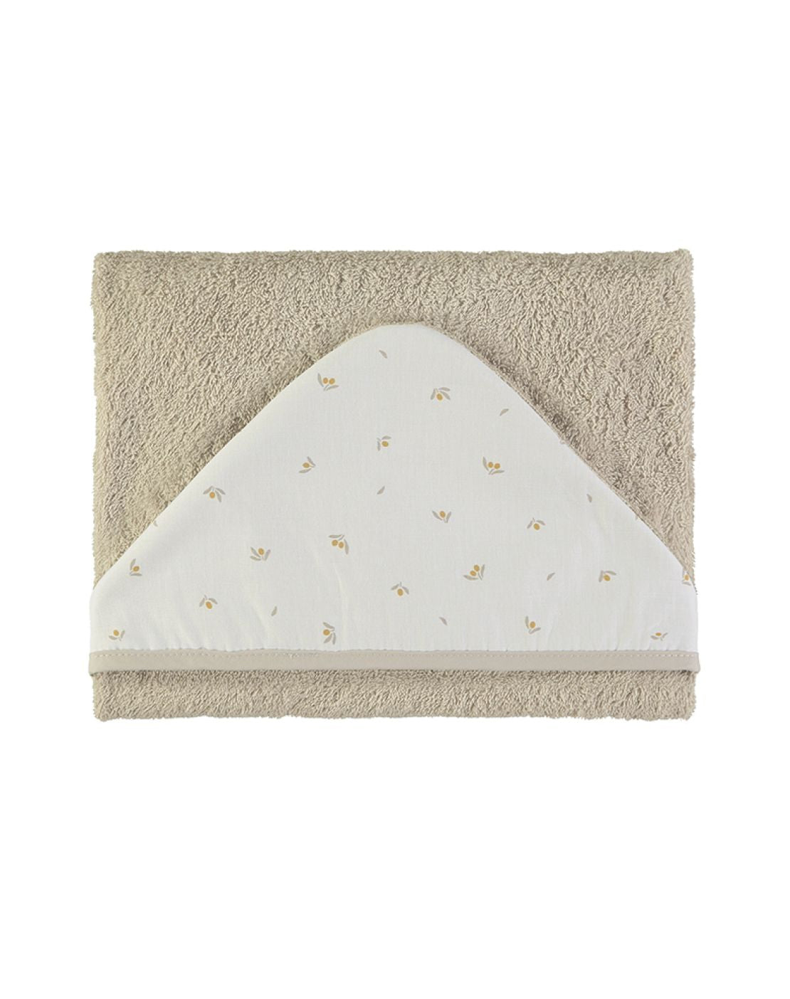 Hooded terry bath towel - OLIVETA