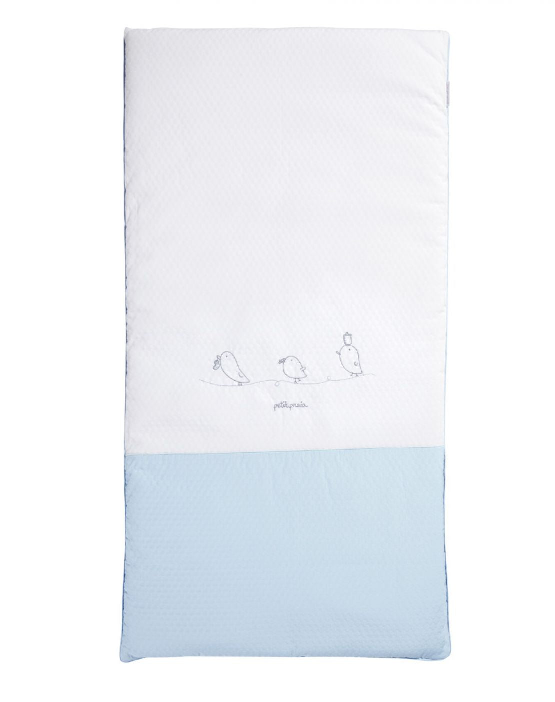Colcha + protector cuna - PIU PIU AZUL