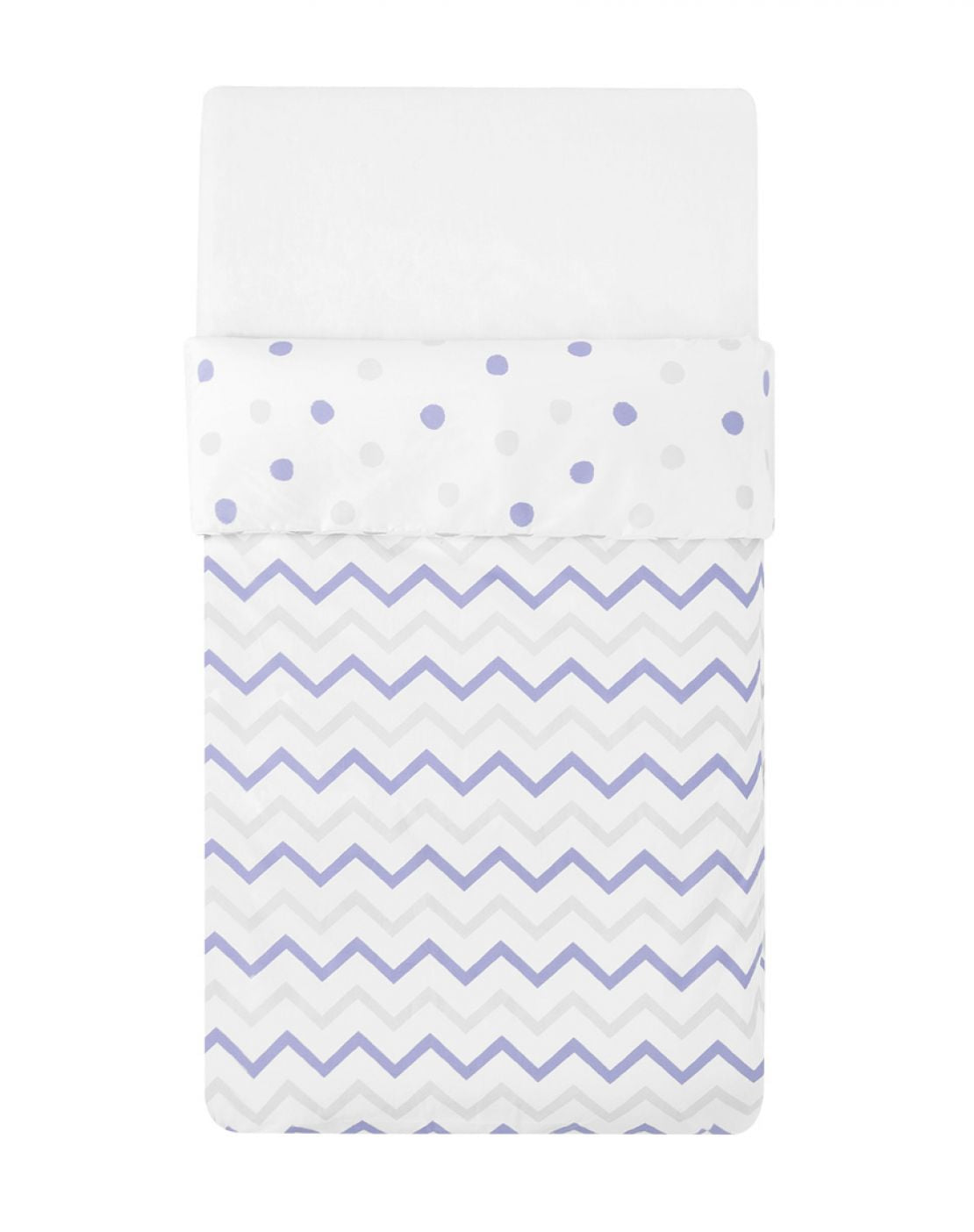 Colcha + protector cuna - NORDIC AZUL