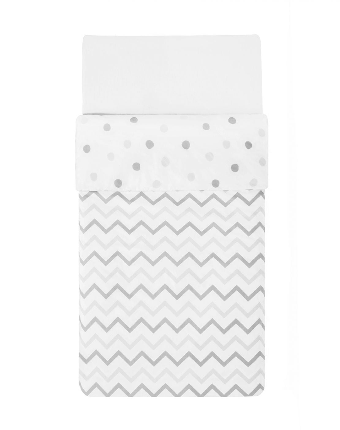 Colcha + protector cuna - NORDIC GRIS