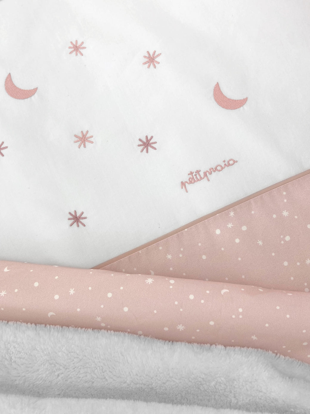 Bedspread + bumper set - COSMOS ROSA