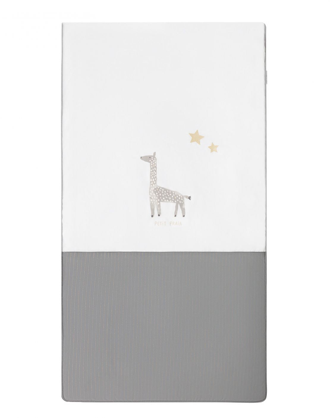 Colcha + protector cuna - RITA GRIS