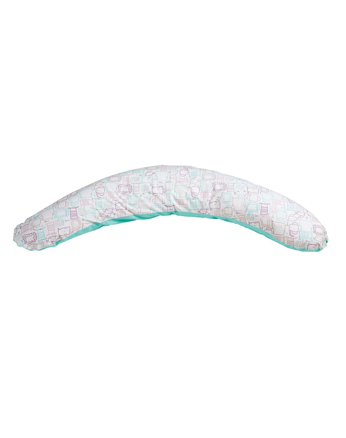 XL Nursing pillow - PETIT ZOO TURQUESA