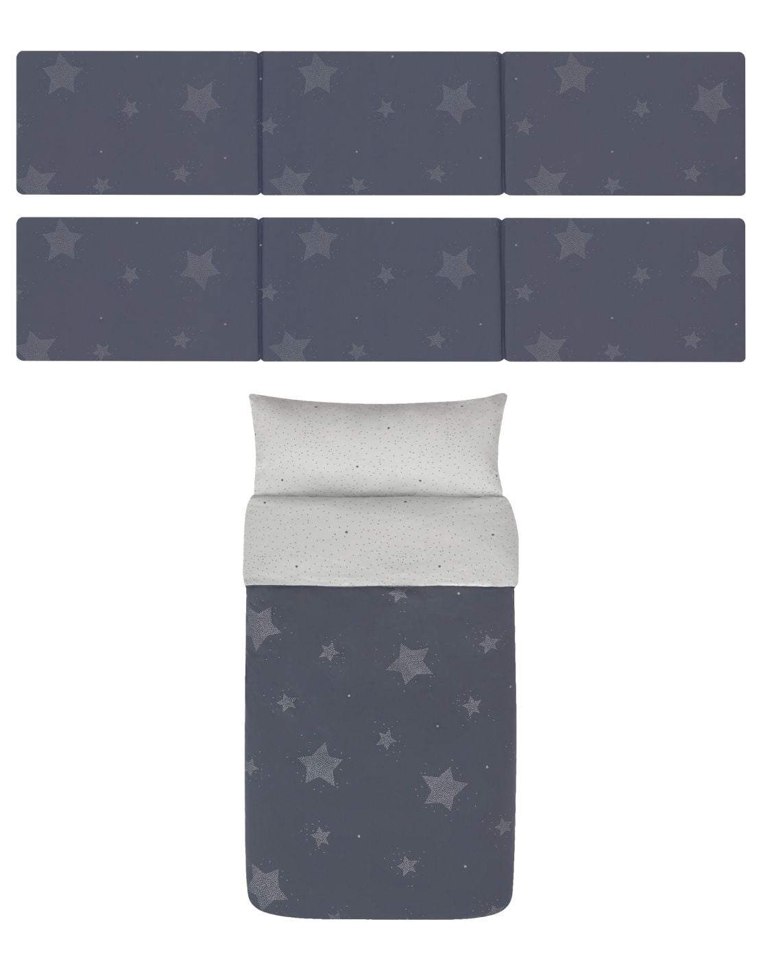Pack funda nórdica + protector - ETOILE AZUL
