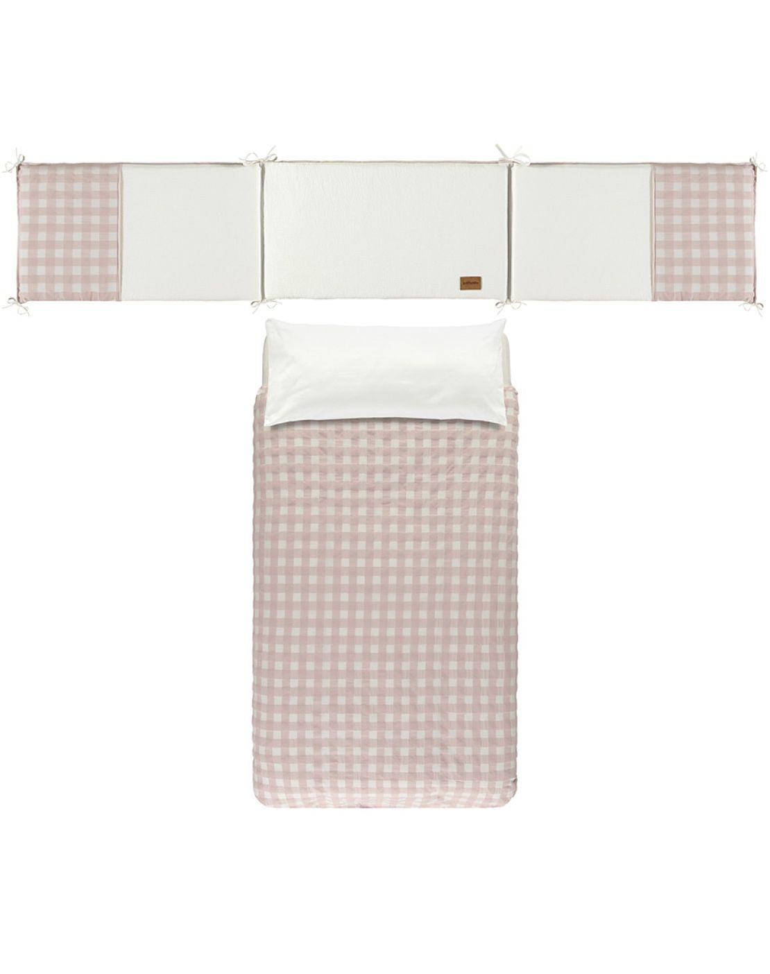 Pack funda nórdica + protector - CHECKS ROSA