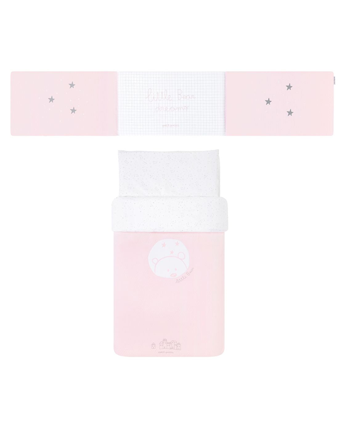 Pack funda nórdica + protector - BEAR ROSA