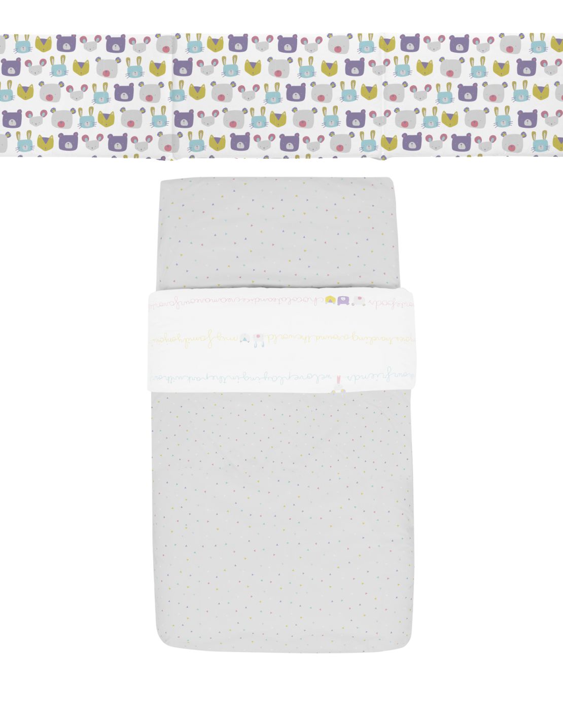 Pack funda nórdica + protector - LETRAS/FRIENDS