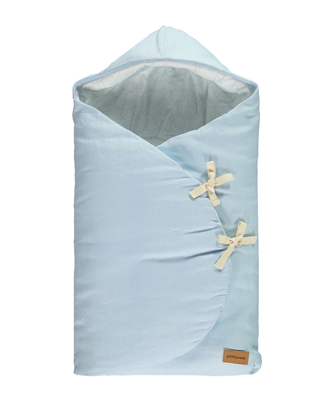 Saco capazo MOON - LINO CELESTE