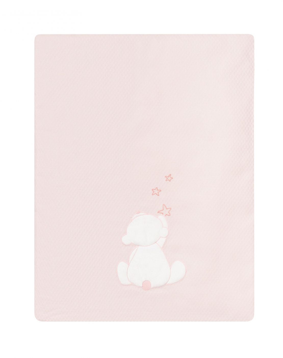 Colcha minicuna - TEDDY ROSA