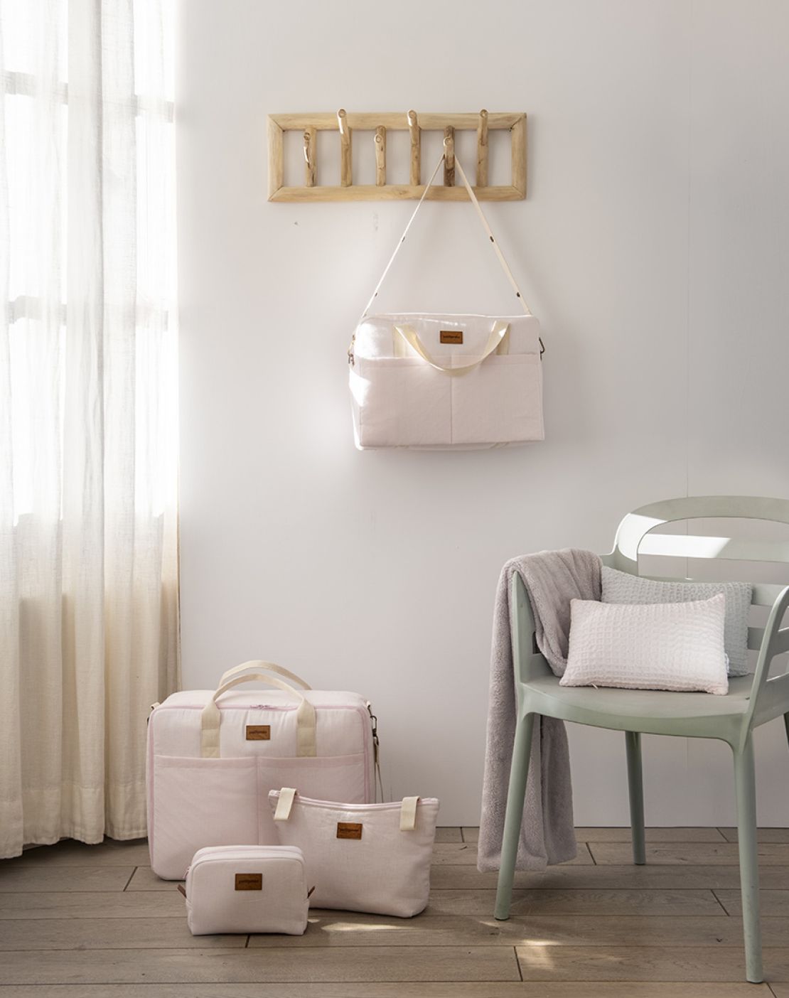 Bolso POCKET<br>LINO ROSA