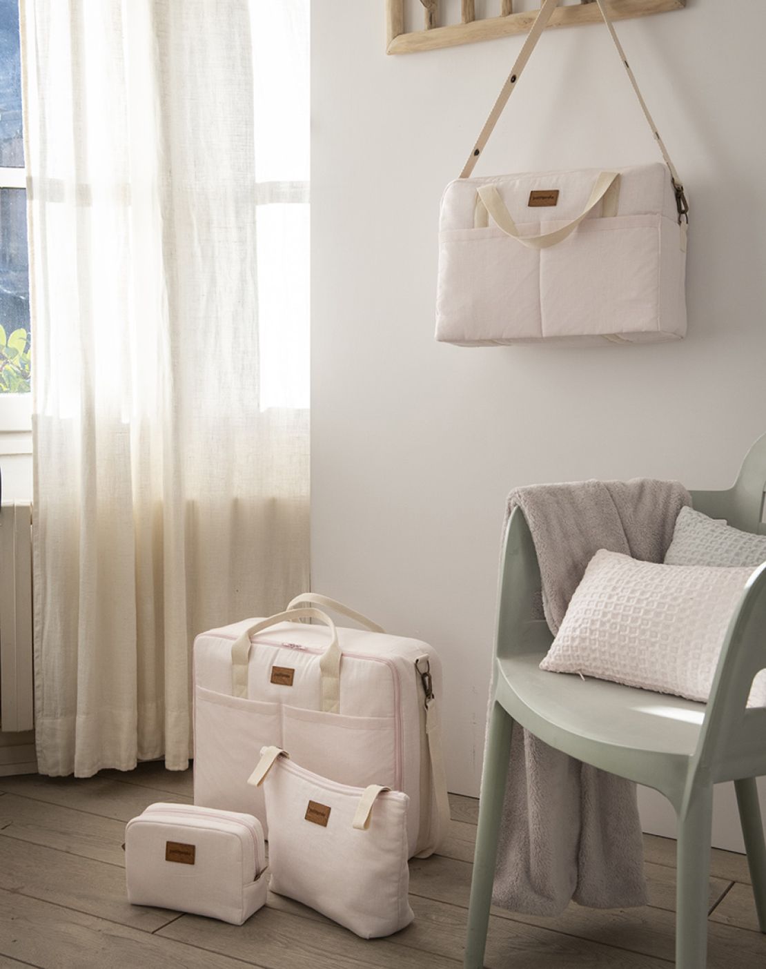 Bolso POCKET<br>LINO ROSA