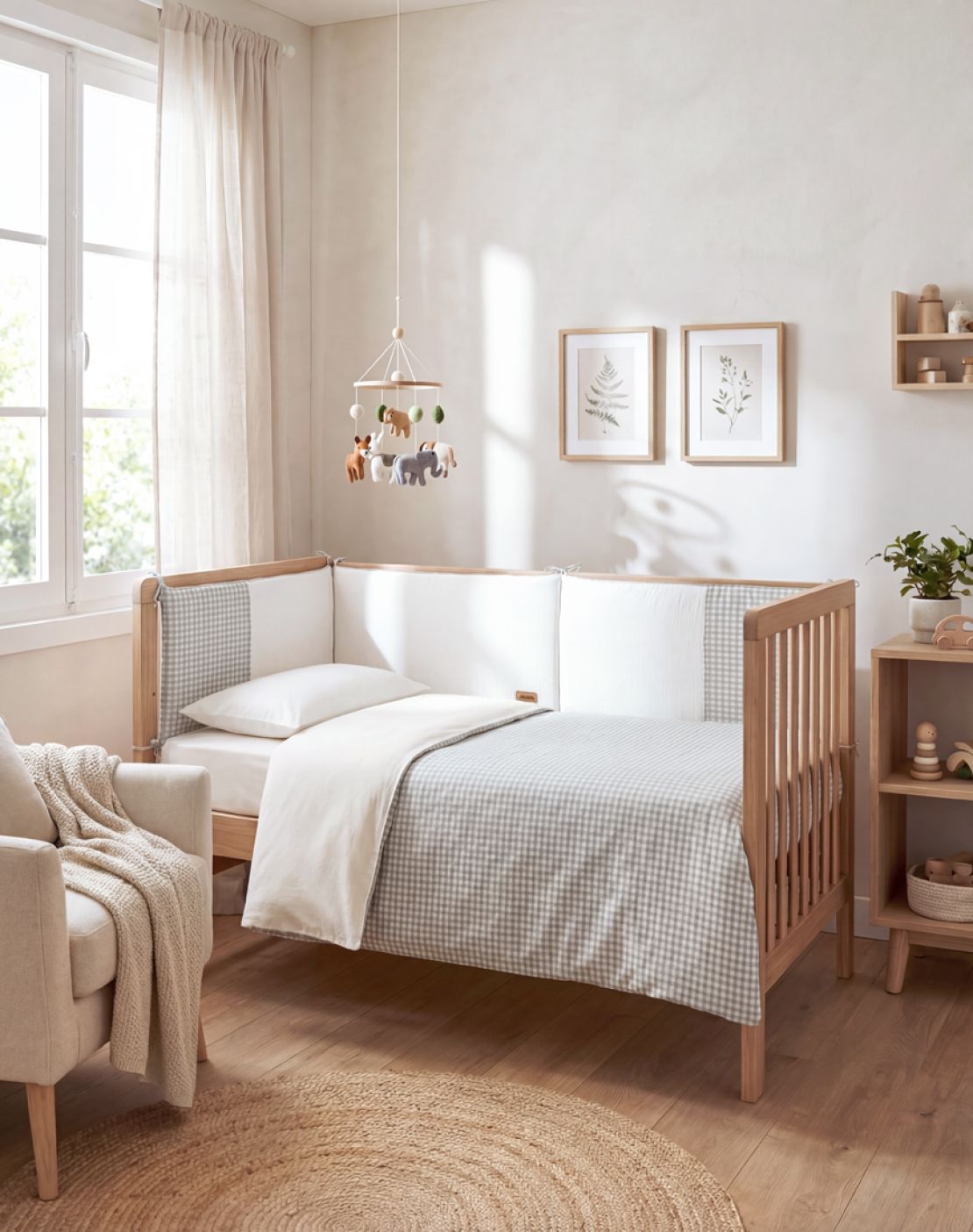 Bedding set <br>CHECKS GREY