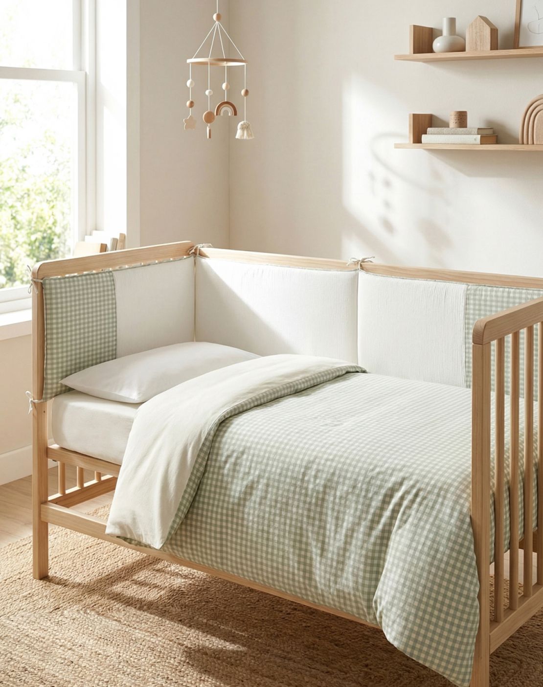 Bedding set <br>CHECKS GREEN