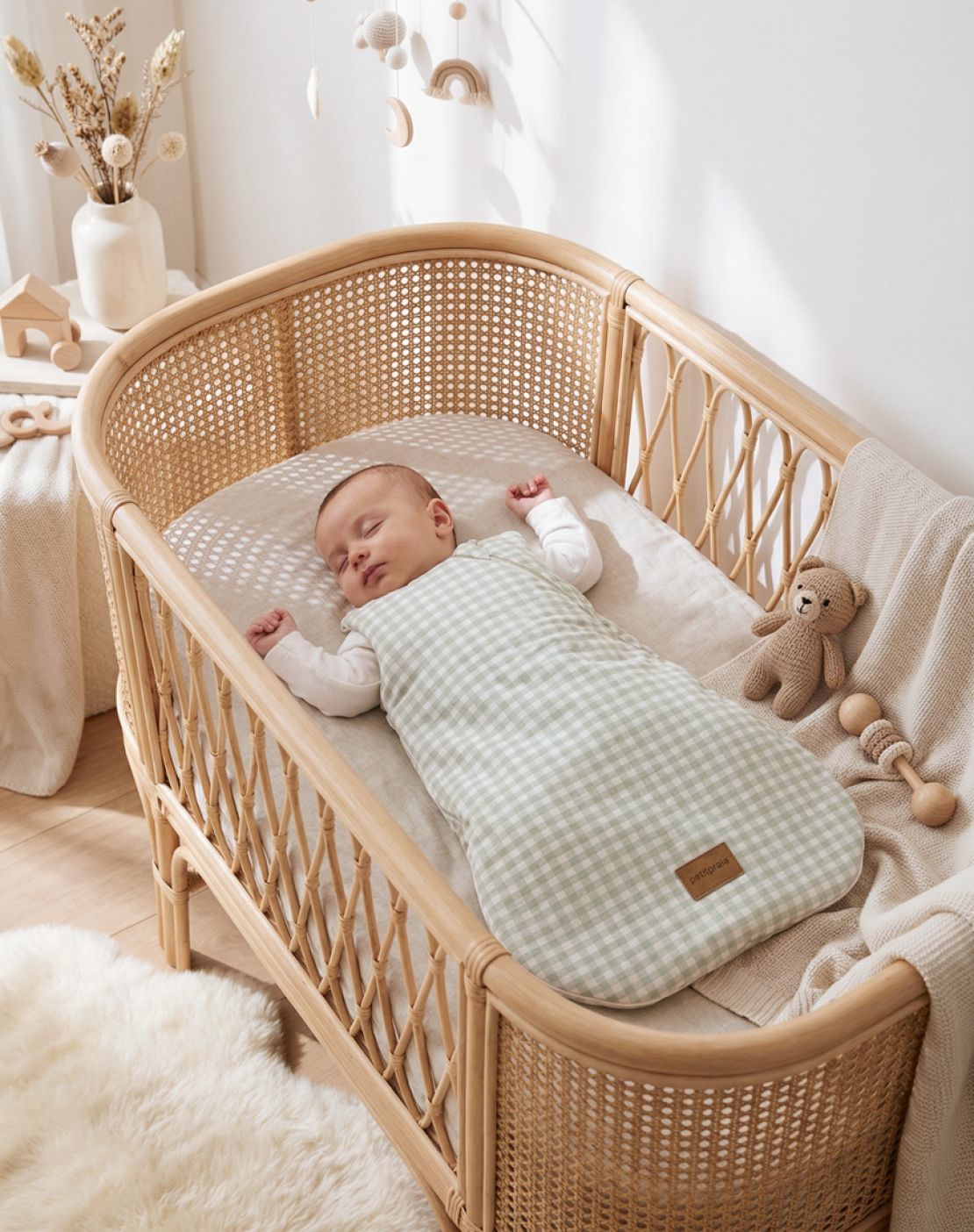 Sleeping sack<br>CHECKS GREEN