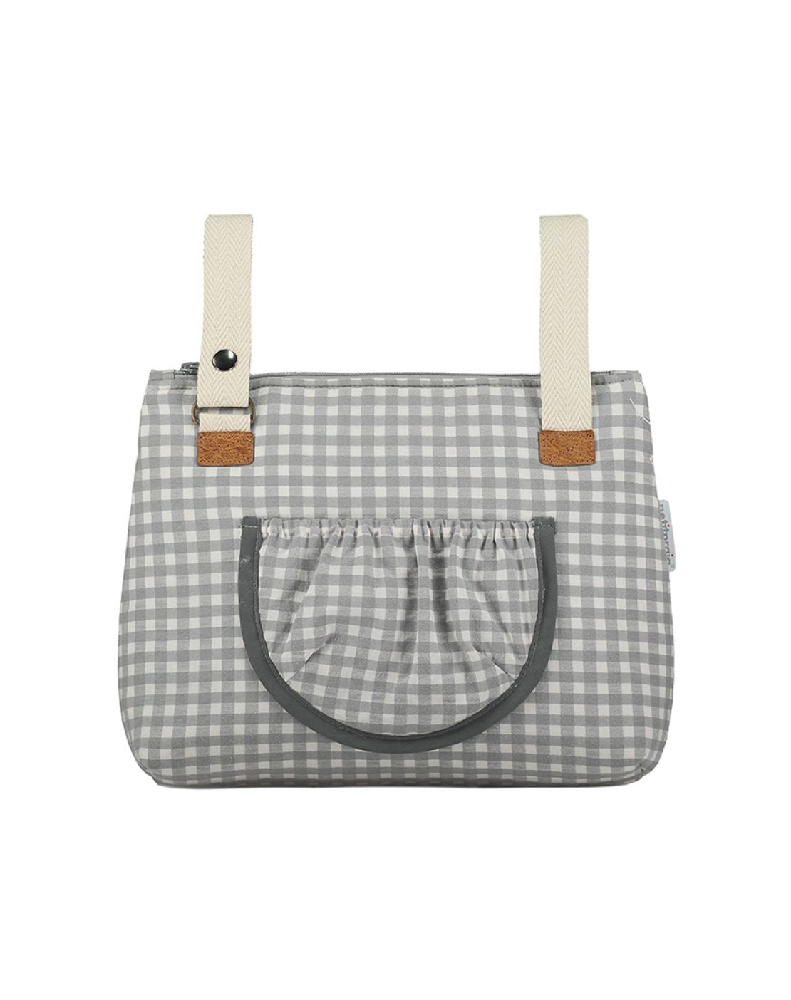 Bolso Wander - CHECKS GRIS