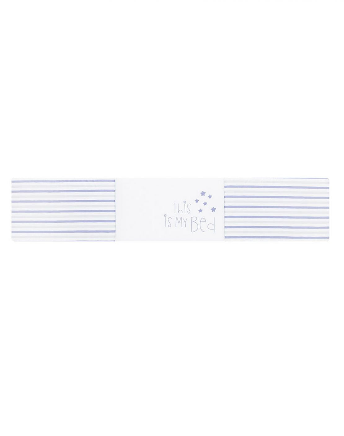 Colcha + protector cuna - NORDIC AZUL