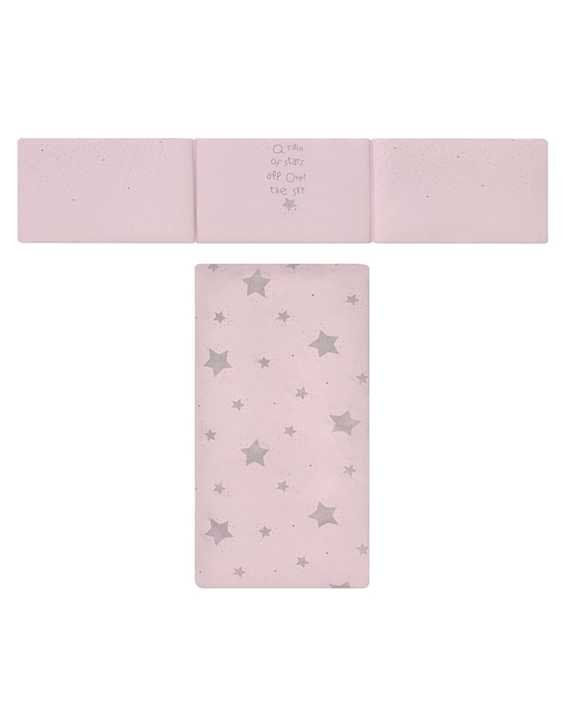 Colcha + protector cuna - ETOILE ROSA