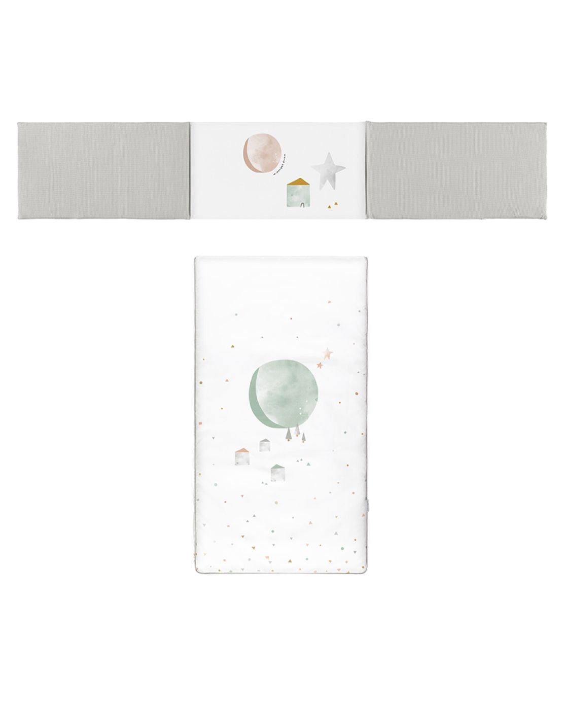 Colcha + protector cuna - MOON