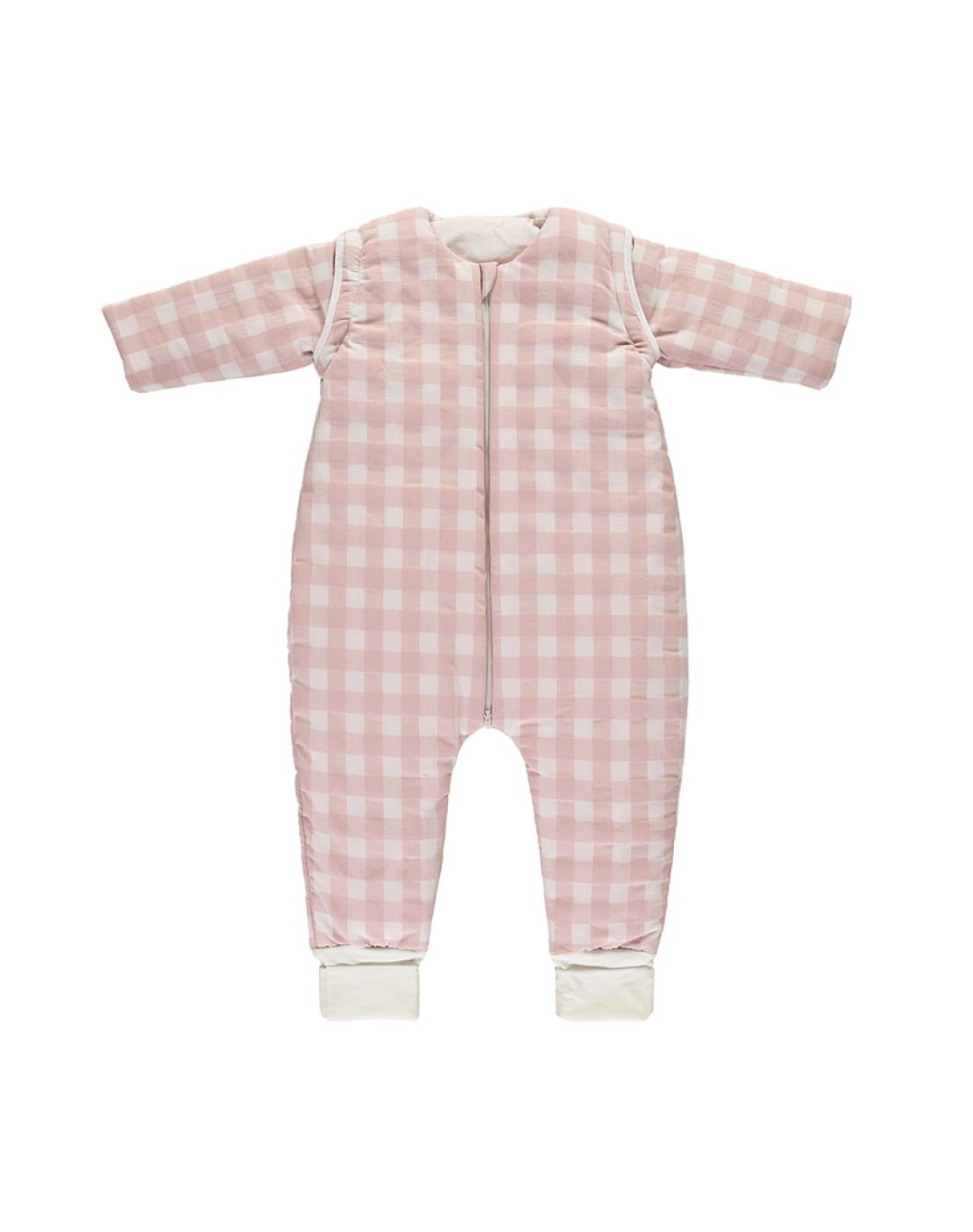 Saco para dormir con pies - CHECKS ROSA