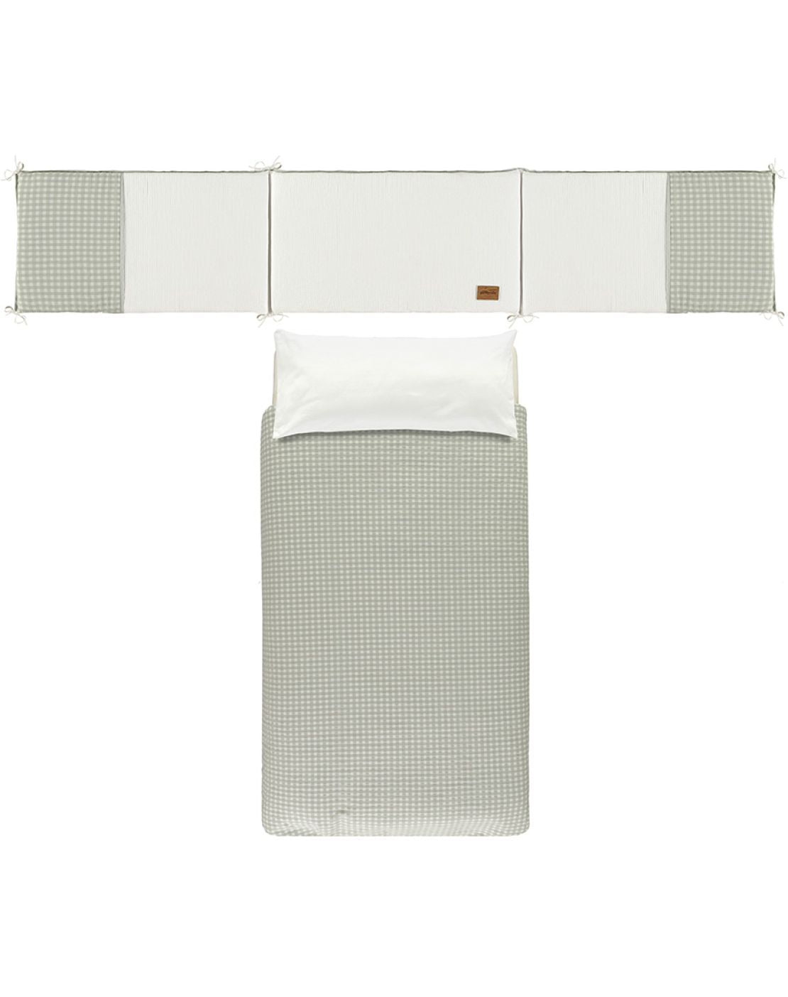 Pack funda nórdica + protector - CHECKS VERDE