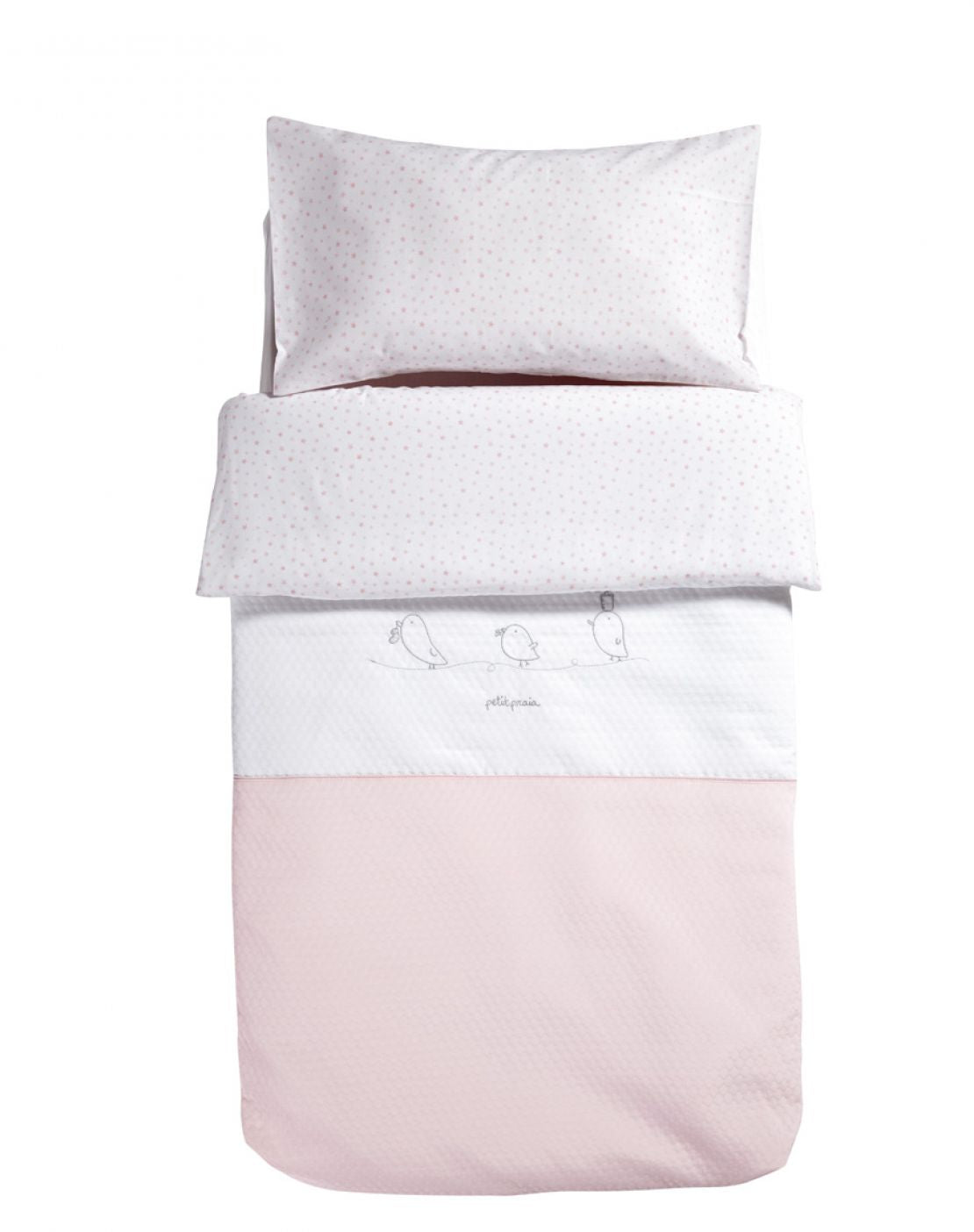 Funda nórdica cuna - PIU PIU ROSA
