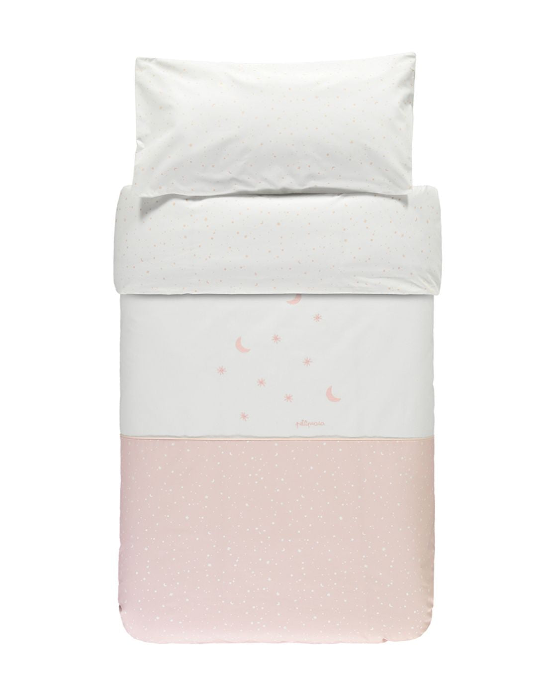 Funda nórdica cuna - COSMOS ROSA