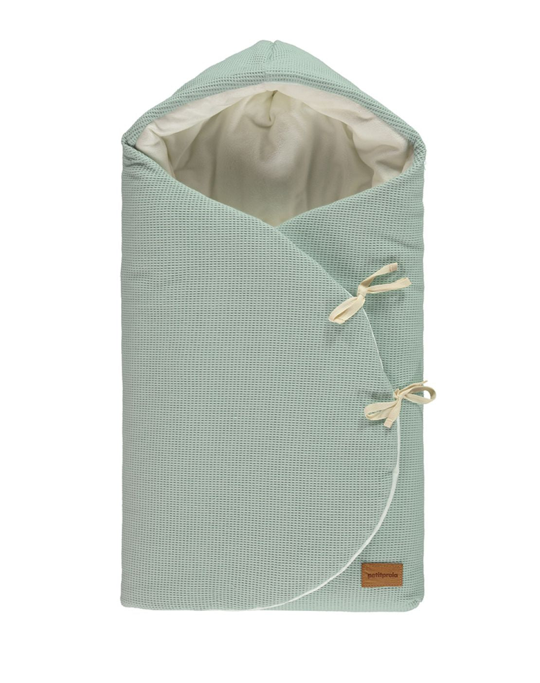 Saco capazo MOON - WAFFLE VERDE