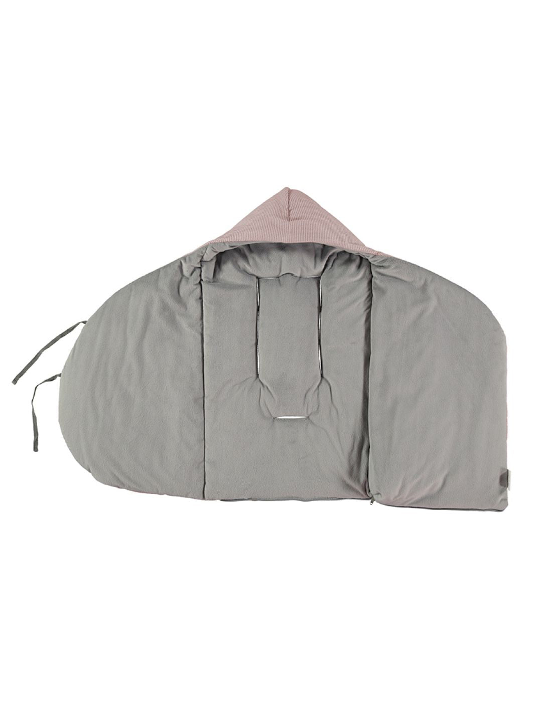 Saco capazo MOON - WAFFLE ROSA
