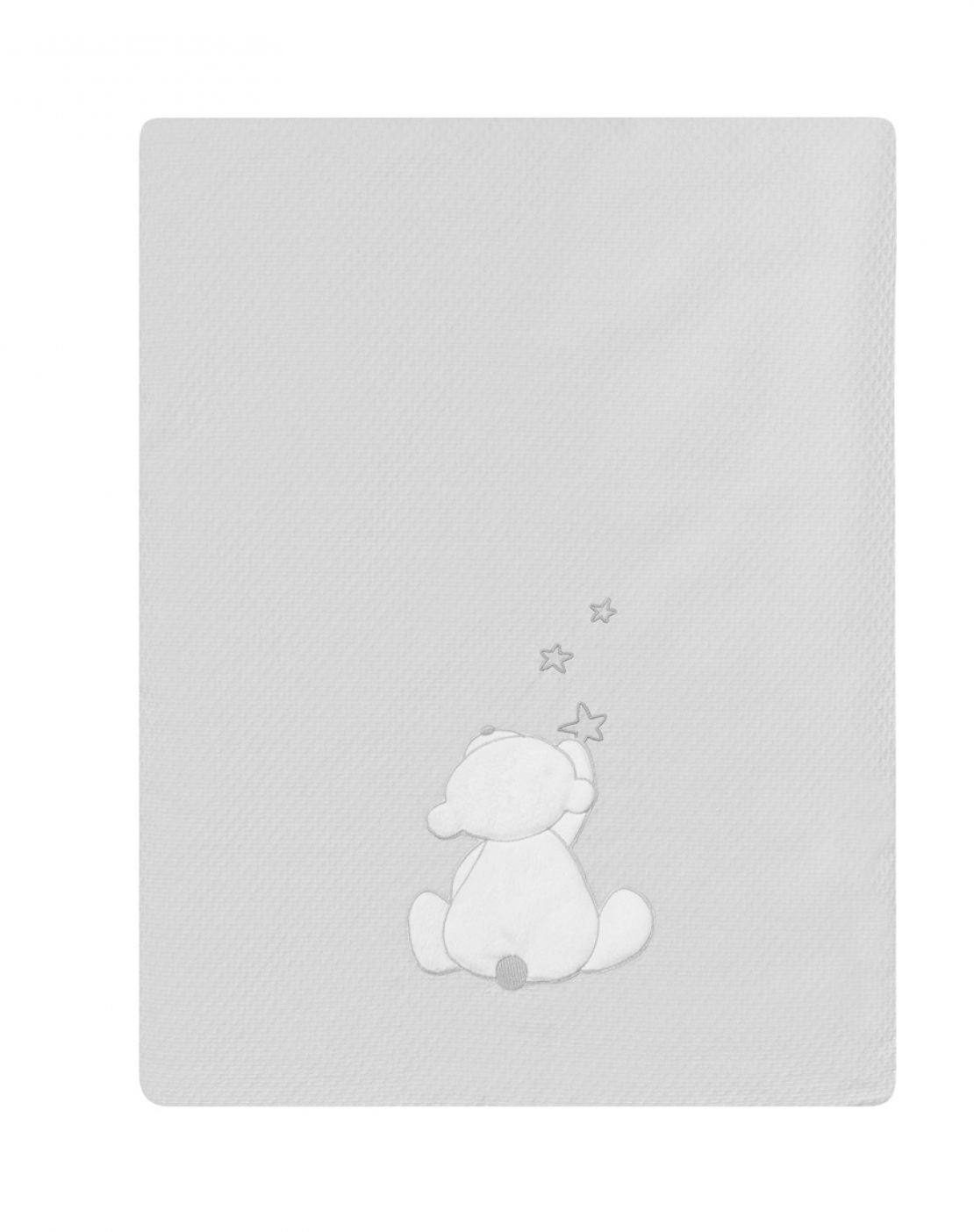 Colcha minicuna -  TEDDY GRIS